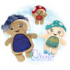 Mushroom Doll Stuffie Embroidery
