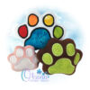 Paw Print Stuffie Embroidery