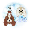 OAD Spaniel KC 800 copy Spaniel Key Chain Embroidery