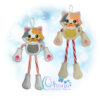 OAD Calico Cat CCH MLH 2000 copy Calico Cat Candy Cane Holder