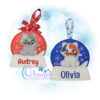 Calico Cat Christmas Ornament