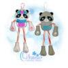 Panda Candy Cane Holder