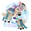 Pegasus Stuffie Embroidery Design