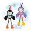 OAD Penguin CCH AK 2000 Penguin Candy Cane Holder