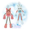 OAD Rabbit CCH 2000 copy Rabbit Candy Cane Holder