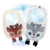 OAD Reindeer Bib VB 2000 Reindeer Bib Emboidery Design