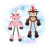 OAD Reindeer CCH AK 2000 Reindeer Candy Cane Holder