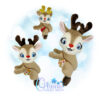 Reindeer Huggie Stuffie
