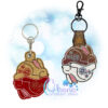 Yin-Yang Rabbit Key Chain