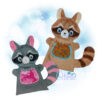 OAD Racoon HP EC 2000 Raccoon Hand Puppet