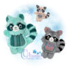 OAD Racoon Stuffie RG 2000 Regan Raccoon Stuffie