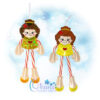 Yellow Princess Candy Cane Holder