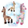 3D Giraffe Stuffie