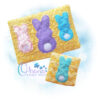 OAD Bunny Buns MR CP 2000 Shabby Bunny Buns Mug Rug