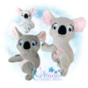 OAD Koala Stuffie LA 2000 Koala Huggie Stuffie