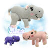 OAD 3D Hippo Stuffie CC 2000 3D Hippo Stuffie