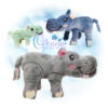 OAD 3D Hippo Stuffie RG 2000 3D Hippo Stuffie