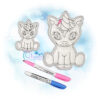 Unicorn Flat Coloring Doll