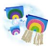 Boho Rainbow Zipper Bag