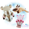 OAD FLoppy Deer Stuffie EC 2000 (2) Floppy Fawn Stuffie