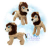 OAD 3D Lion RG 2000 3D Lion Stuffie