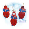 OAD Anatomical Heart KC 2000 copy Heart Key Chain
