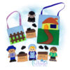 OAD Baa Baa Black Sheep FP TH 2000 BaaBaa Black Sheep Finger Puppet Set