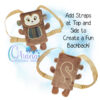 OAD Monkey FBP EC BP 2000 Monkey Flap Bag Purse