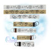 OAD Sketch Floral Butterfly WS 2000 Sketch Floral Butterfly Wrist Strap