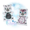 OAD Zebra HP 2000 copy Floral Zebra Hand Puppet
