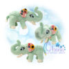 OAD 3D Elephant Stuffe 2000 3D Elephant Stuffie