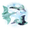 OAD 3D Pterodactyl Stuffie all views 2000