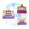 OAD Floral Monkey LT 2000 Floral Monkey Luggage Tag