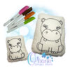 Hippo Coloring Stuffie