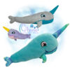 OAD 3D Narwhal Stuffie 2000 3D Narwhal Stuffie