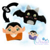 OAD Bat Dracula Flip Stuffie CC 2000 Dracula Bat Flip Stuffie