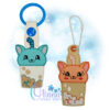 OAD Kitty Bubble Tea KC EC 2000 Kitty Bubble Tea Key Chain