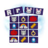 OAD Letter R Matching 2000 Letter R Matching Card Game