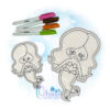 Mermaid Flat Coloring Doll