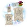 Unicorn Coloring Stuffie