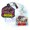 OAD Football Mom KC 2000 copy Football Mom Key Chain