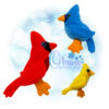 3D Cardinal Stuffie