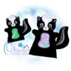 OAD Floral Skunk HP 2000 copy Skunk Hand Puppet
