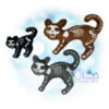OAD Skelly Cat Stuffie 2000 (2) Skelly Scaredy Cat
