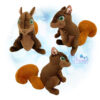 OAD 3D Squirrel Stuffie 2000 OAD 3D Squirrel Stuffie 2000