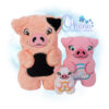 OAD Chubby Pig Stuffie 2000 copy Chubby Pig Stuffie Embroidery