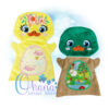 OAD Duck HP 2000 Floral Duck Hand Puppet