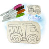 Dump Truck Coloring Stuffie