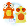 OAD Goldfish HP 2000 Goldfish Hand Puppet Embroidery
