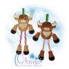 OAD Highland Cow CCH 2000 copy Highland Cow Candy Cane Holder Ornament
